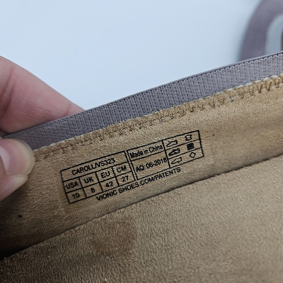 Vionic purple shimmer Caroll ballet flats size 10 - Picture 9 of 9